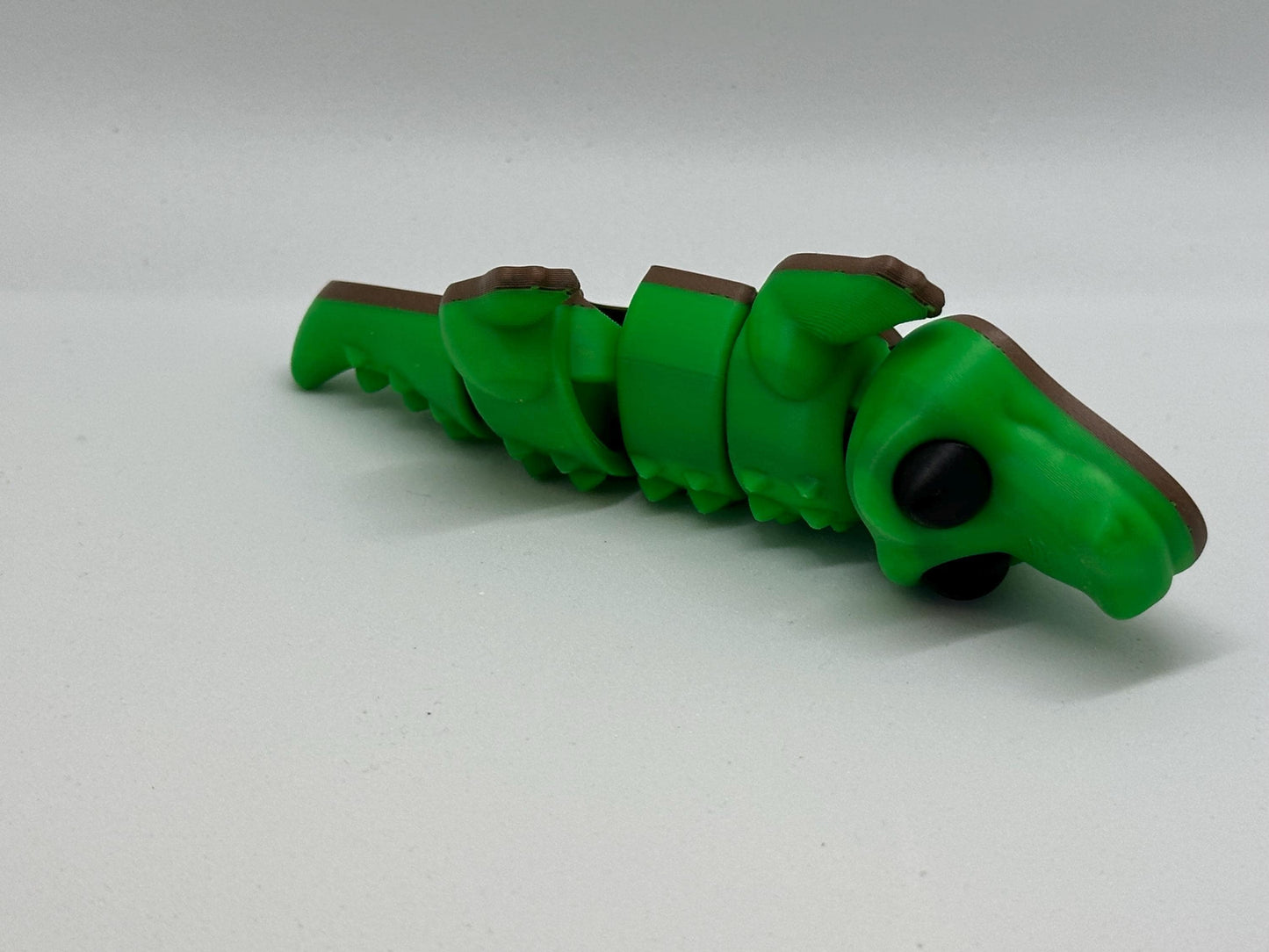Krokodil Fleximal - 3D geprint flexibel speeldieren - flexibele dierenfidget