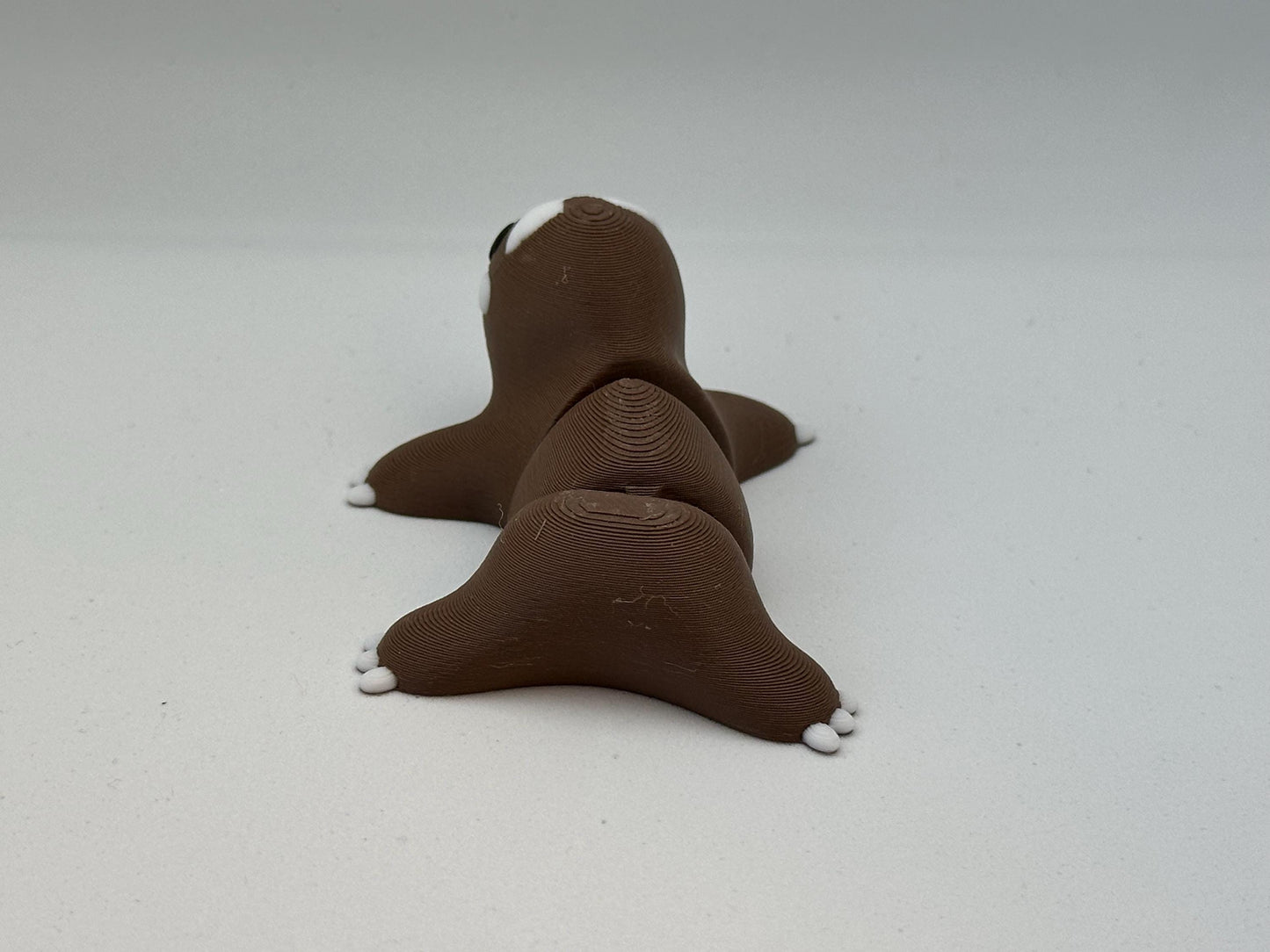 Luiaard Fleximal - 3D geprint flexibel speeldieren - flexibele dierenfidget