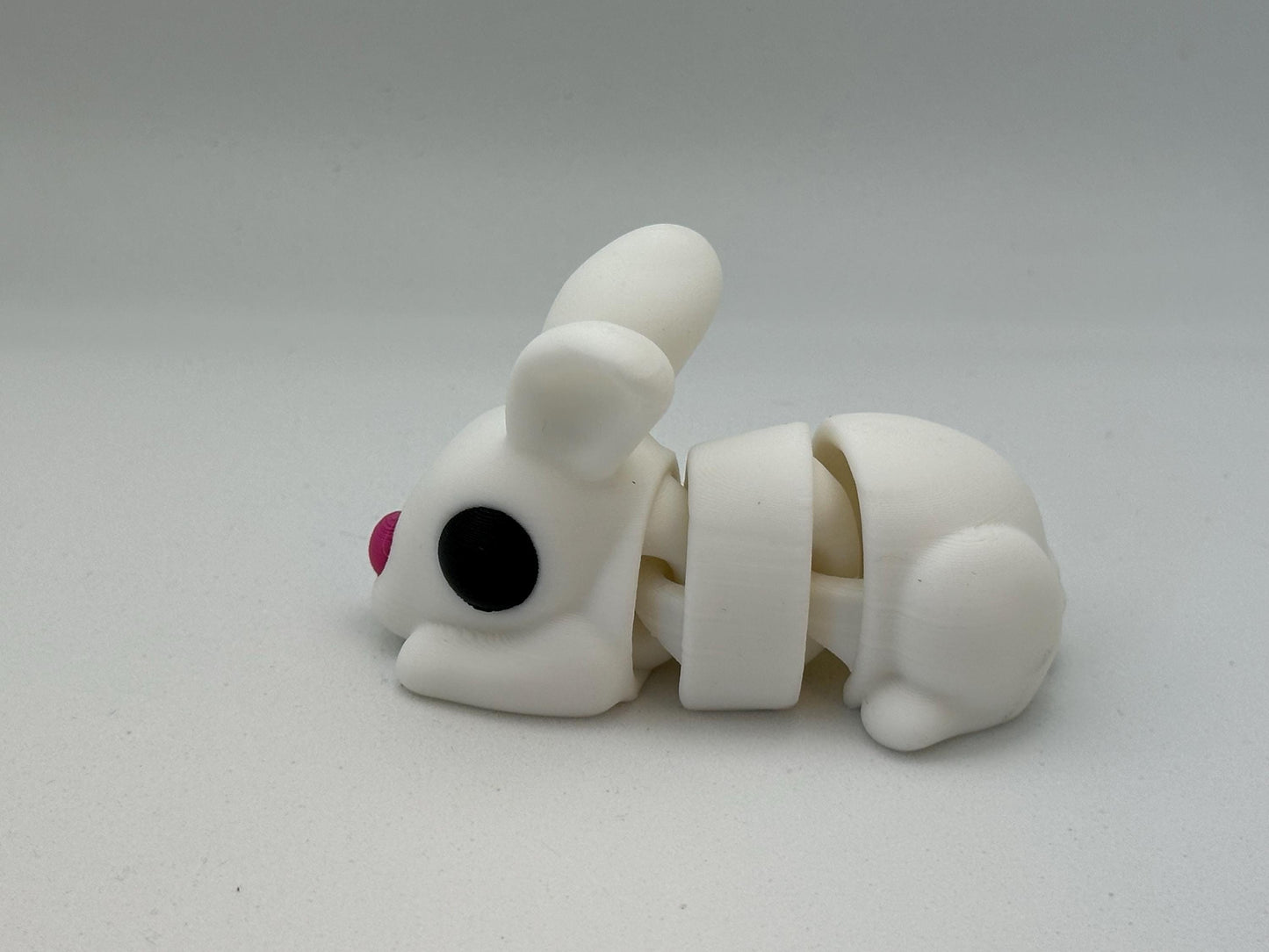 Konijn Fleximal - 3D geprint flexibel speeldieren - flexibele dierenfidget