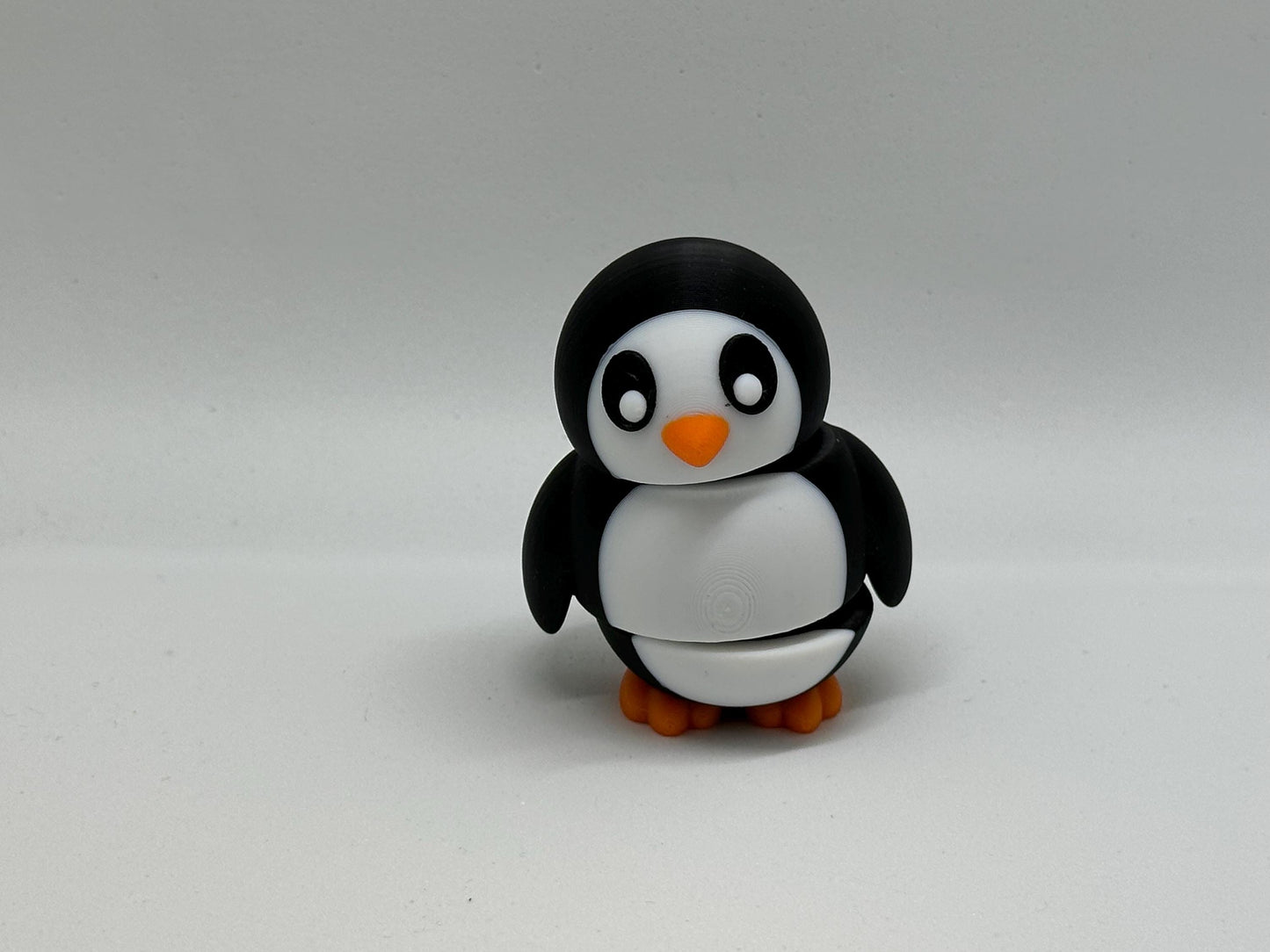 Pinguïn Fleximal - 3D geprint flexibel speeldieren - flexibele dierenfidget
