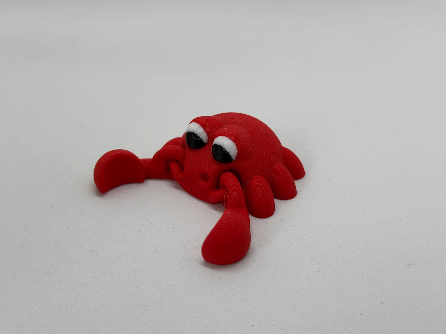 Krab Fleximal - 3D geprint flexibel speeldieren - flexibele dierenfidget