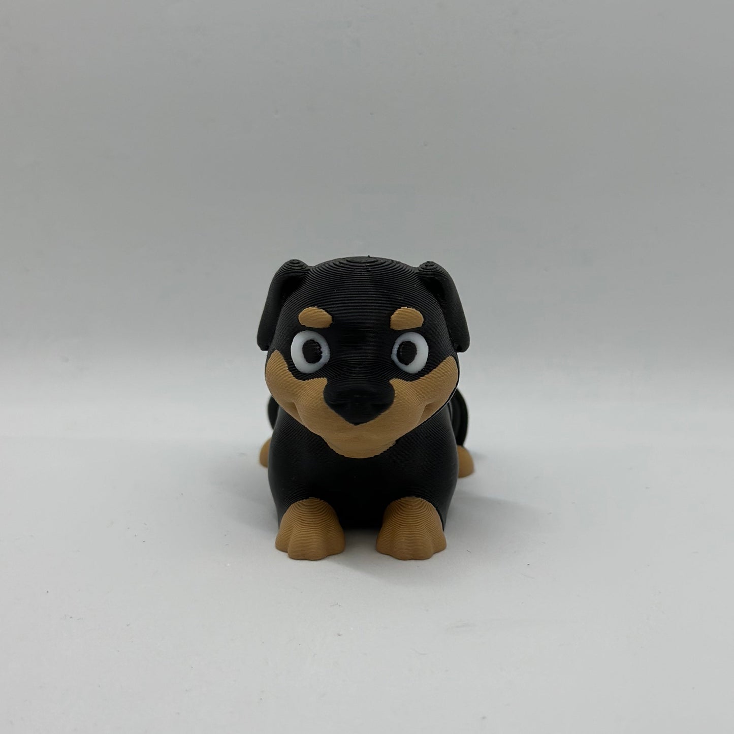 Rottweiler Fleximal - 3D geprint flexibel speeldieren - flexibele dierenfidget