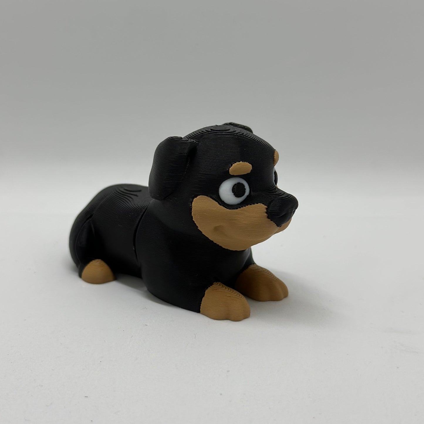 Rottweiler Fleximal - 3D geprint flexibel speeldieren - flexibele dierenfidget