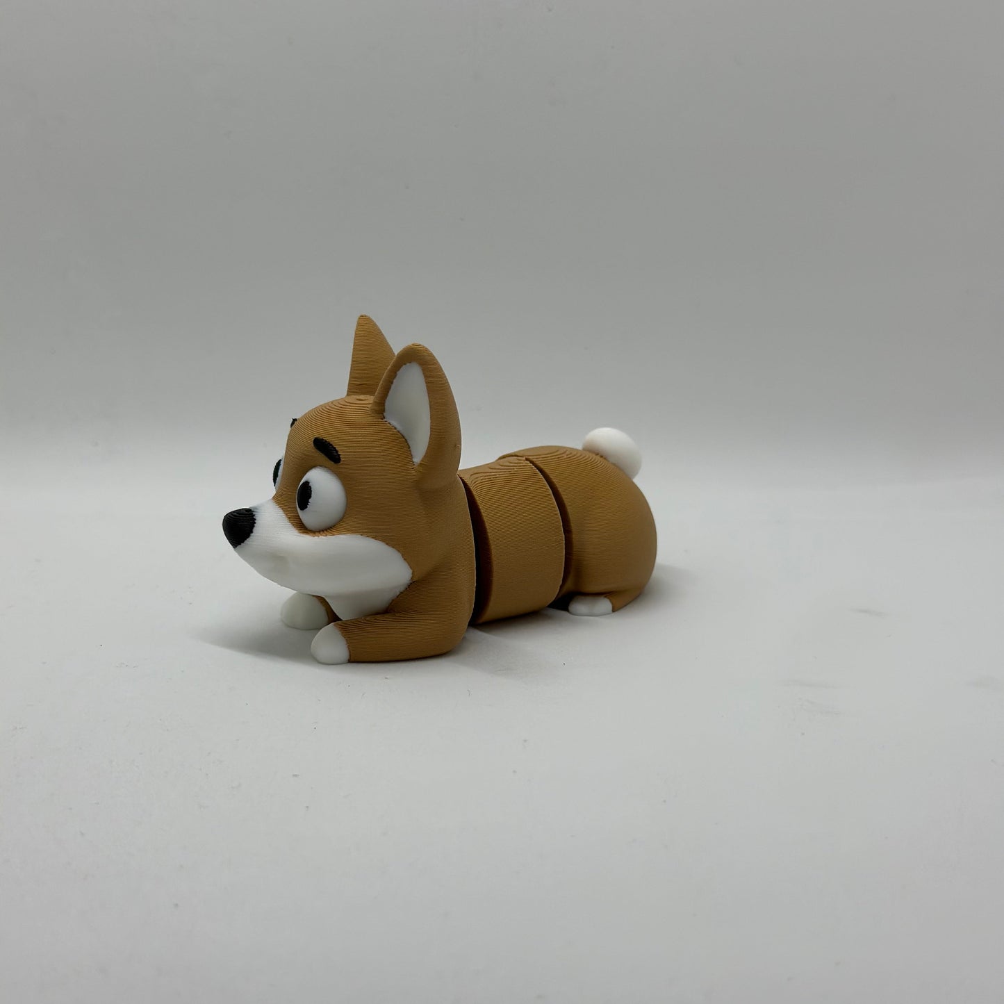 Corgi Fleximal - 3D geprint flexibel speeldieren - flexibele dierenfidget