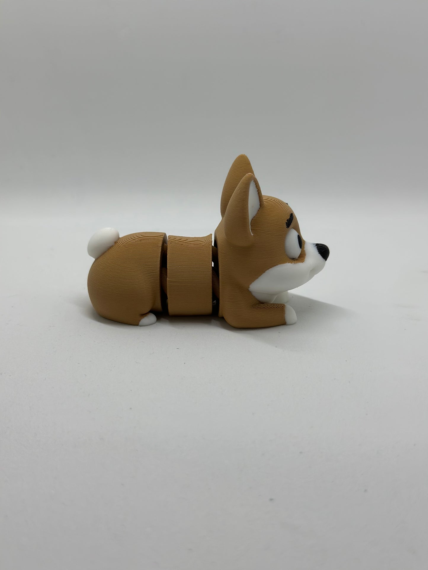 Corgi Fleximal - 3D geprint flexibel speeldieren - flexibele dierenfidget