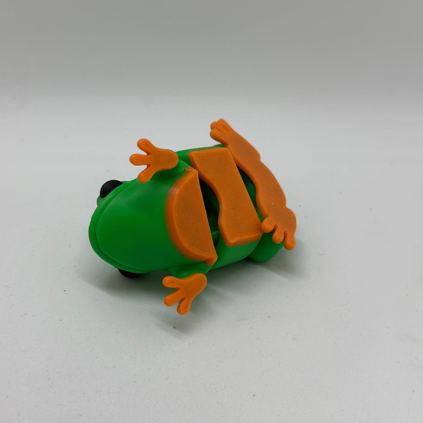 Kermit de Kikker Fleximal - 3D geprint flexibel speeldieren - flexibele dierenfidget