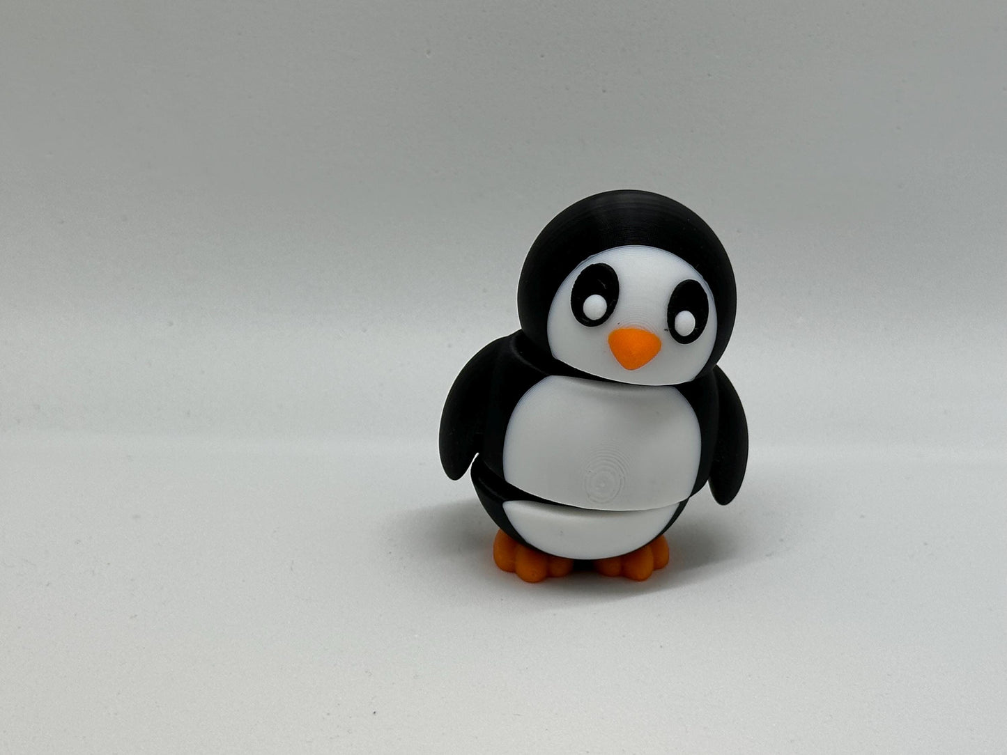 Pinguïn Fleximal - 3D geprint flexibel speeldieren - flexibele dierenfidget