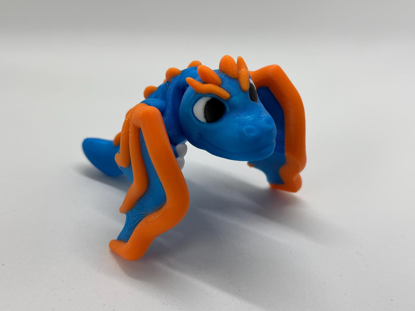 Draak Fleximal - 3D geprint flexibel speeldieren - flexibele dierenfidget