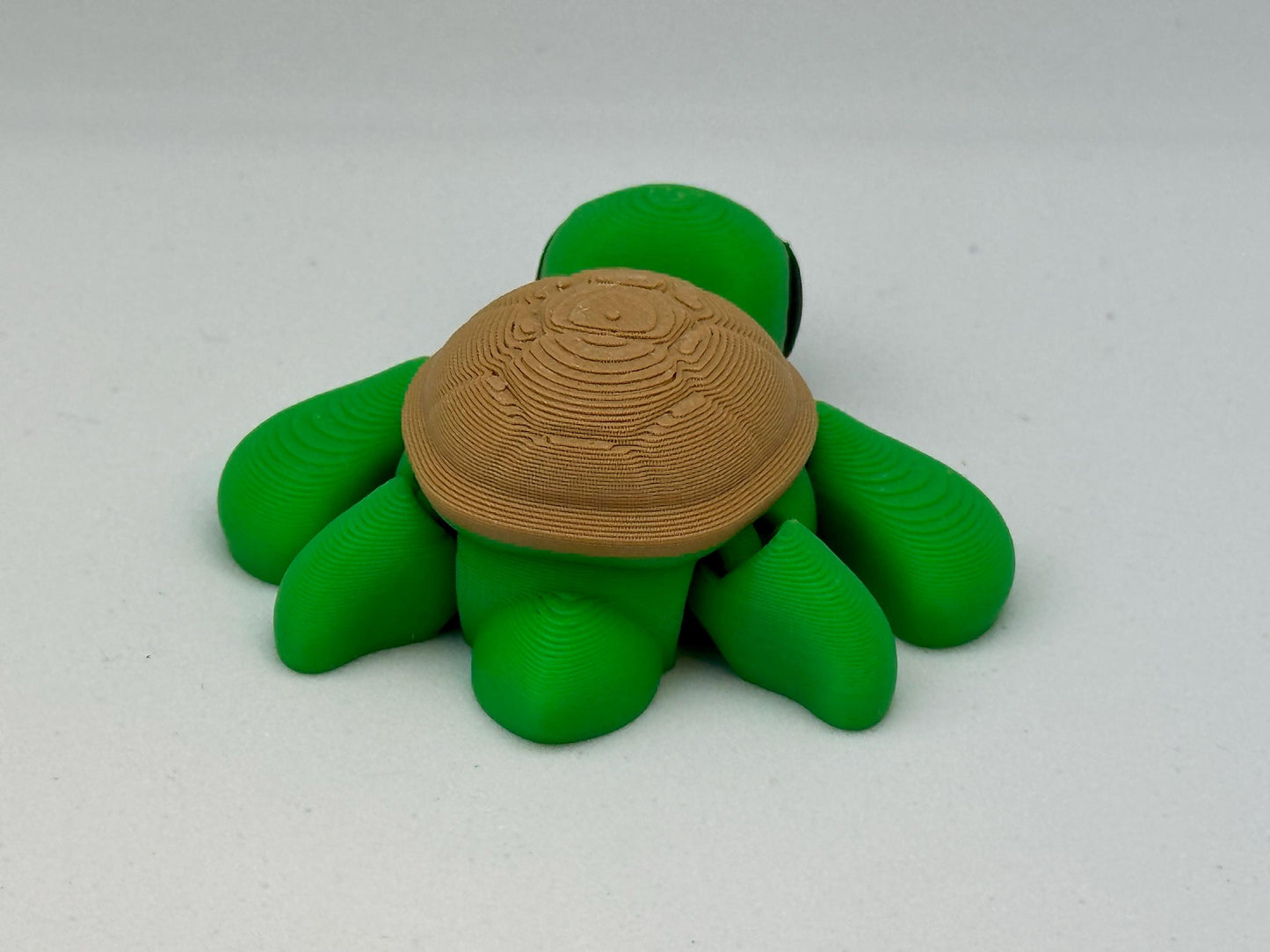 Schildpad Fleximal - 3D geprint flexibel speeldieren - flexibele dierenfidget