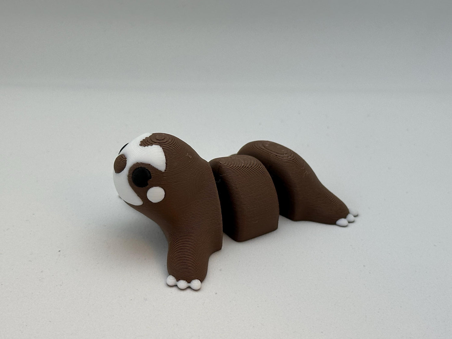 Luiaard Fleximal - 3D geprint flexibel speeldieren - flexibele dierenfidget