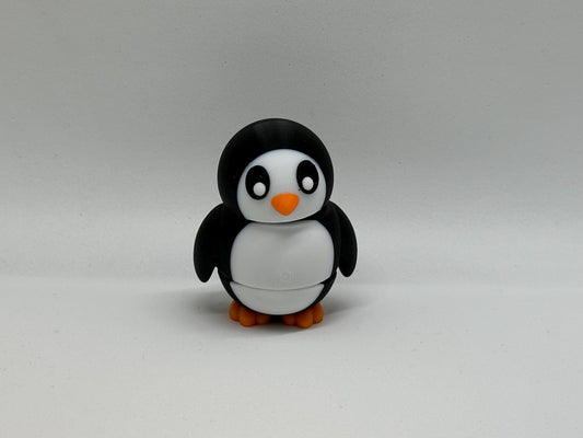 Pinguïn Fleximal - 3D geprint flexibel speeldieren - flexibele dierenfidget