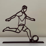 Voetbalspeler beeldje – gepersonaliseerd met naam