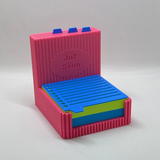 Gepersonaliseerde post-it houder – cadeau voor juf of meester