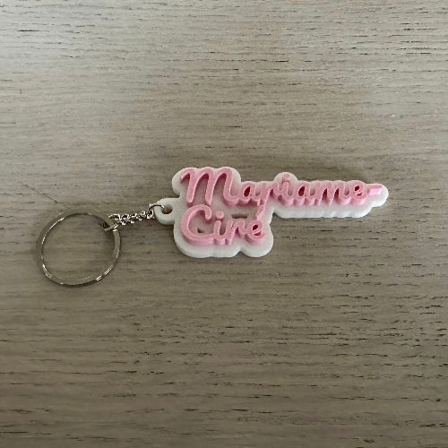 Gepersonaliseerde sleutelhanger met naam