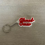 Gepersonaliseerde sleutelhanger met naam