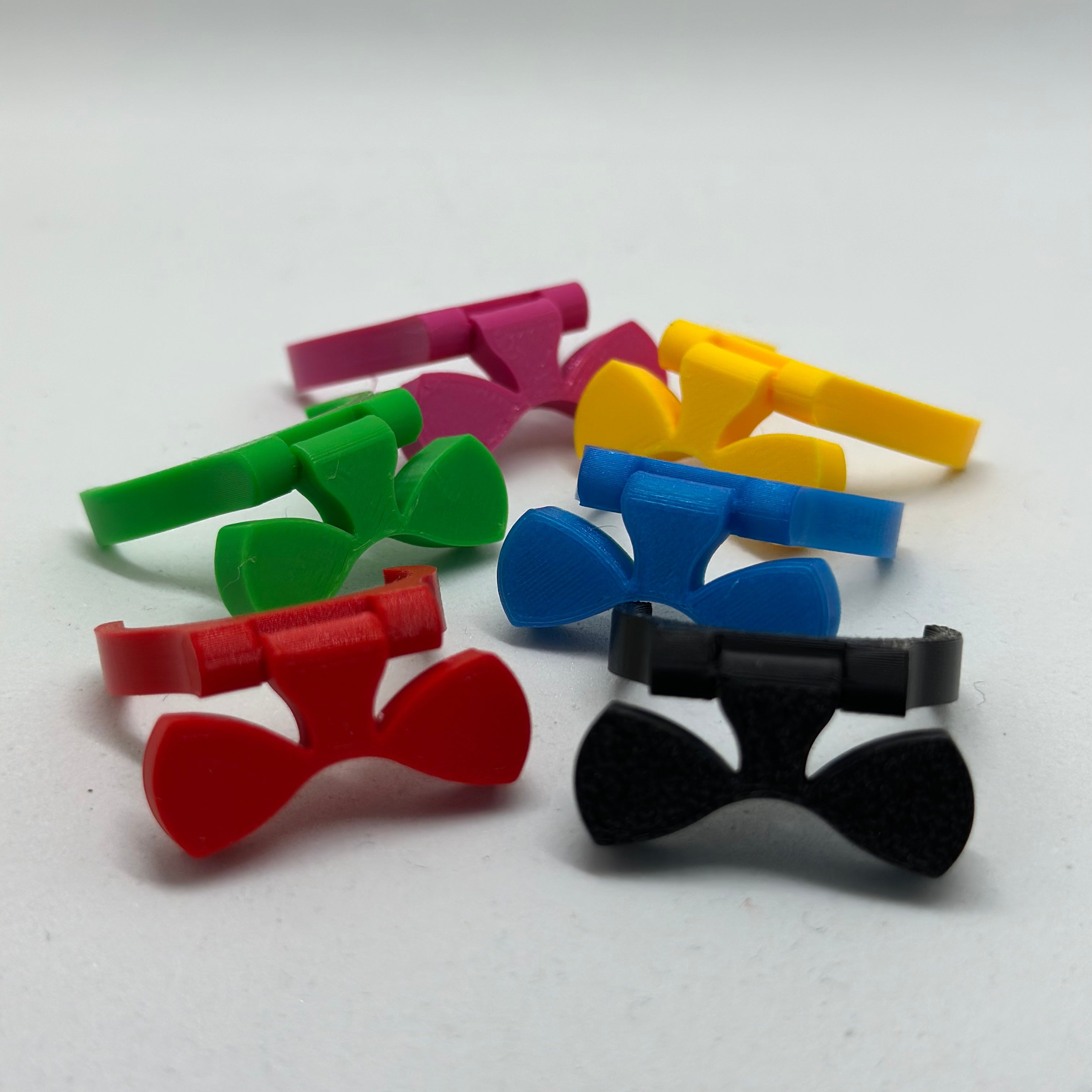 Flesjes herkenning met stropdas (6x) - Herbruikbaar - Past op elk flesje - Geeft je feestje stijl