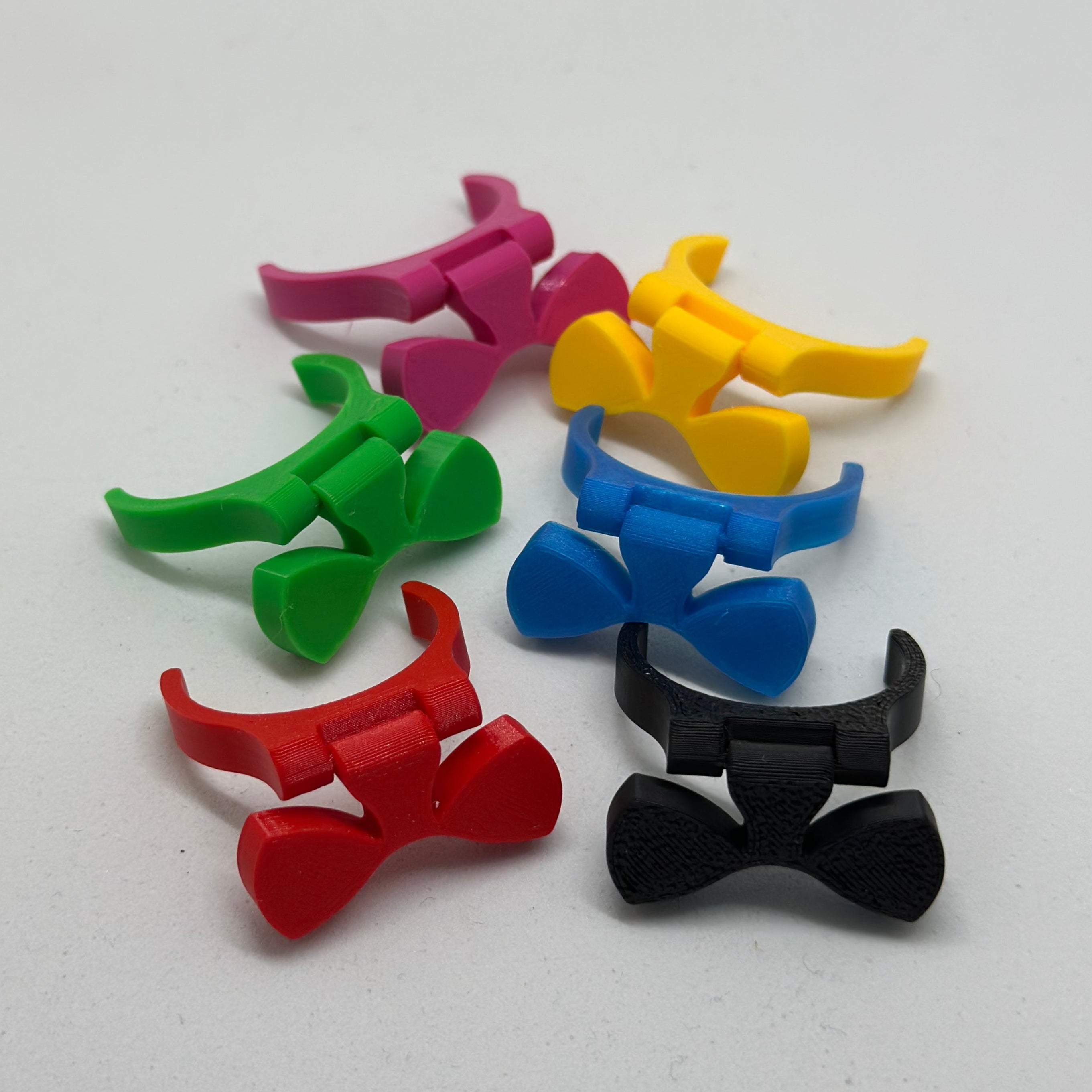 Flesjes herkenning met stropdas (6x) - Herbruikbaar - Past op elk flesje - Geeft je feestje stijl