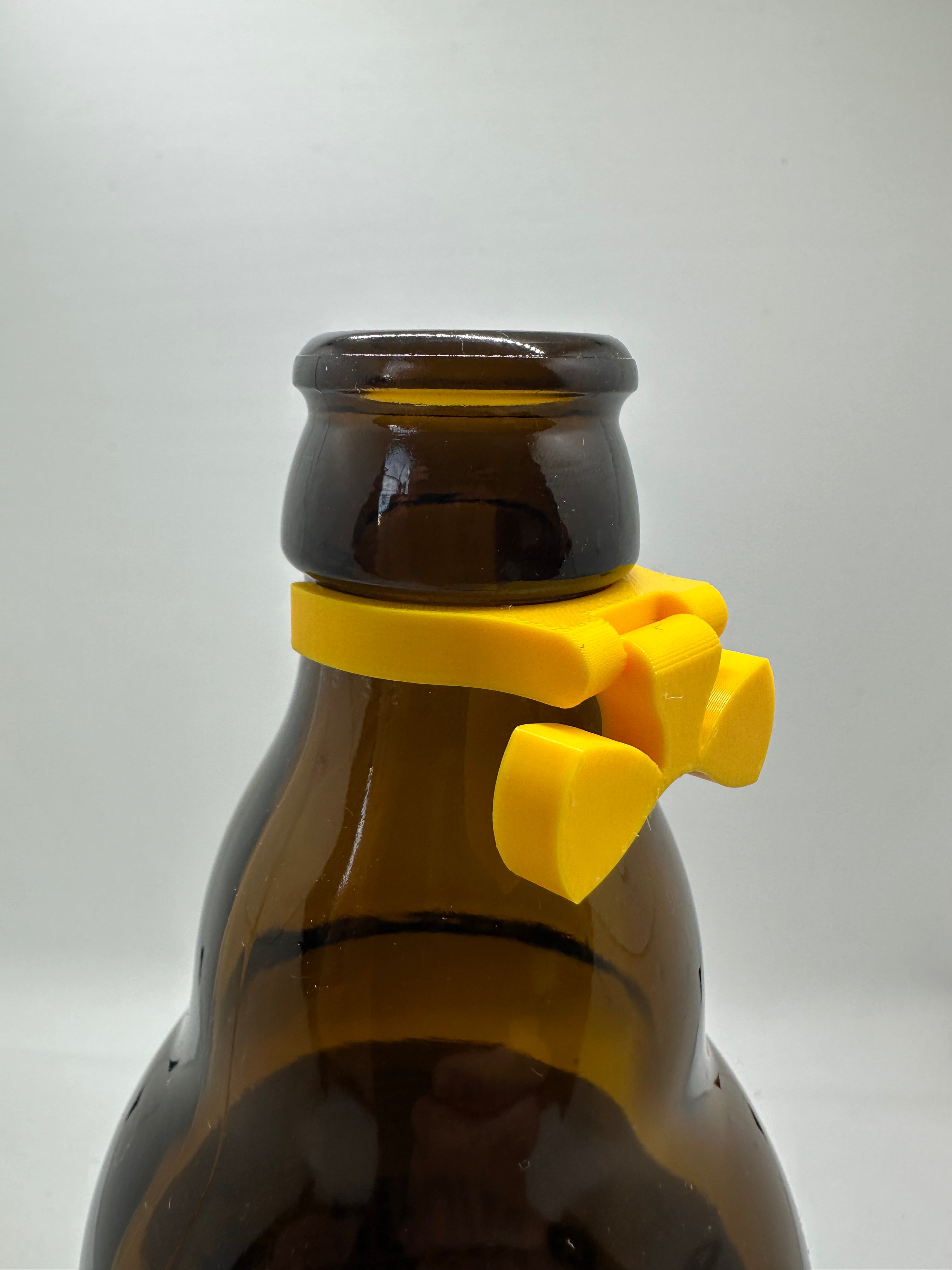 Flesjes herkenning met stropdas (6x) - Herbruikbaar - Past op elk flesje - Geeft je feestje stijl