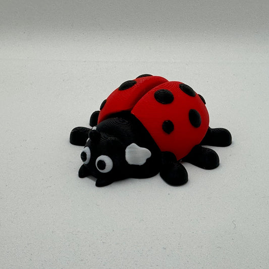 Lieveheersbeestje Fleximal - 3D geprint flexibel speeldieren - flexibele dierenfidget