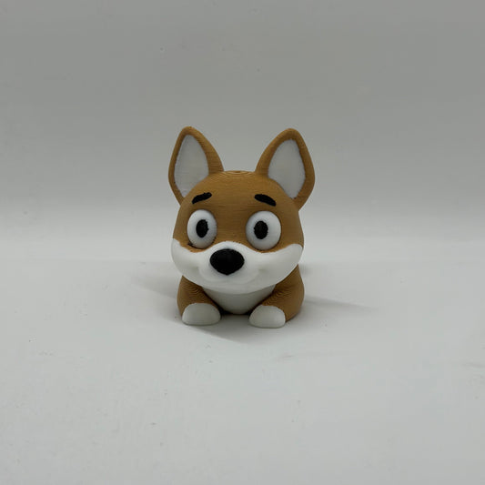 Corgi Fleximal - 3D geprint flexibel speeldieren - flexibele dierenfidget