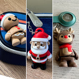 Kerst Fleximals sleutelhanger – beweegbaar figuurtje
